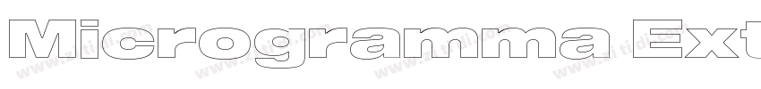 Microgramma Extd D字体转换 Microgramma Extd D字体转换